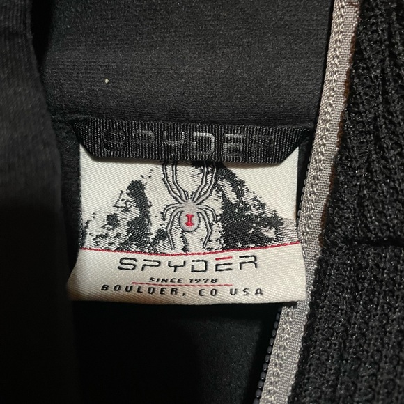Spyder Men's Outbound Black Half Zip Jacket - Size XL - Picture 3 of 7